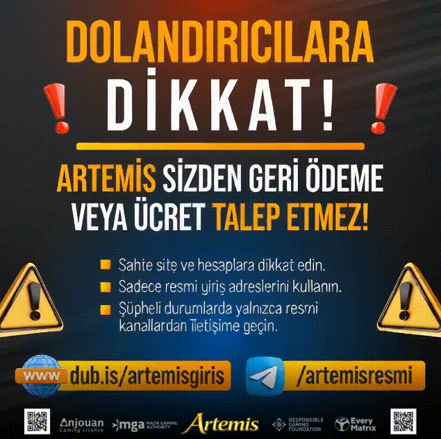 Güncel Adres Artemisbet1197.com - Dolandırıcılara Dikkat